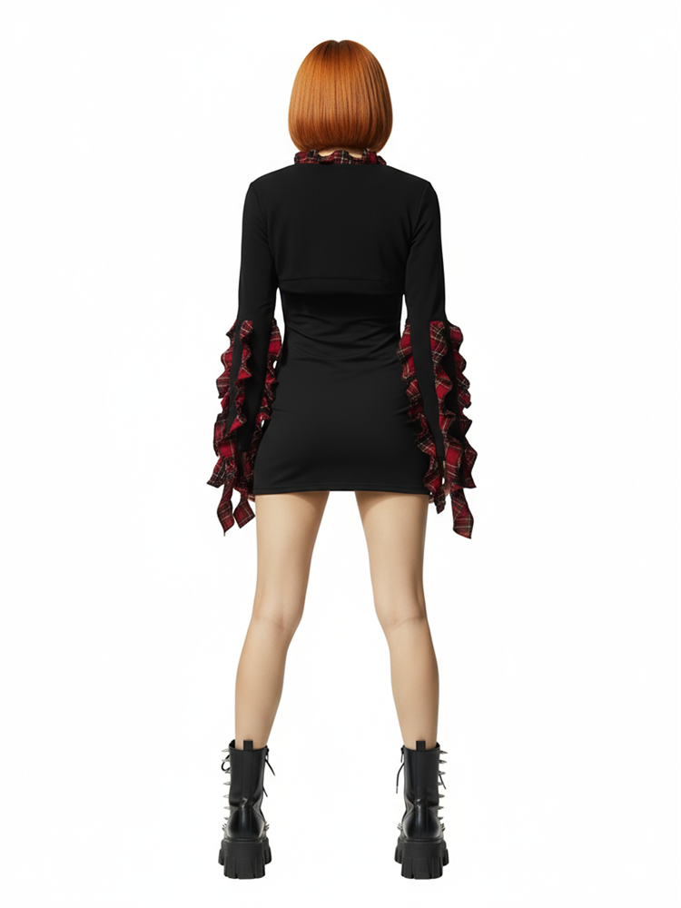 [ЛОТ №7] БОЛЕРО "ТАРТАН" - фото 15460