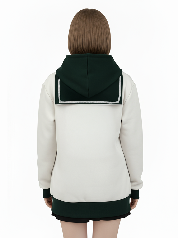 [ЛОТ №3] ЗИП-ХУДИ "МАТРОСКА" БЕЛАЯ - фото 15486