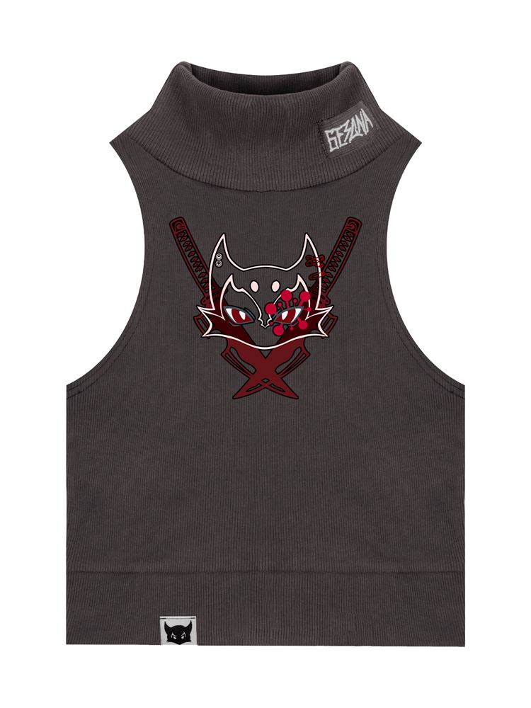 [ЛОТ №17] СЕРЫЙ ТОП "10БЕЗДНА" - фото 15533