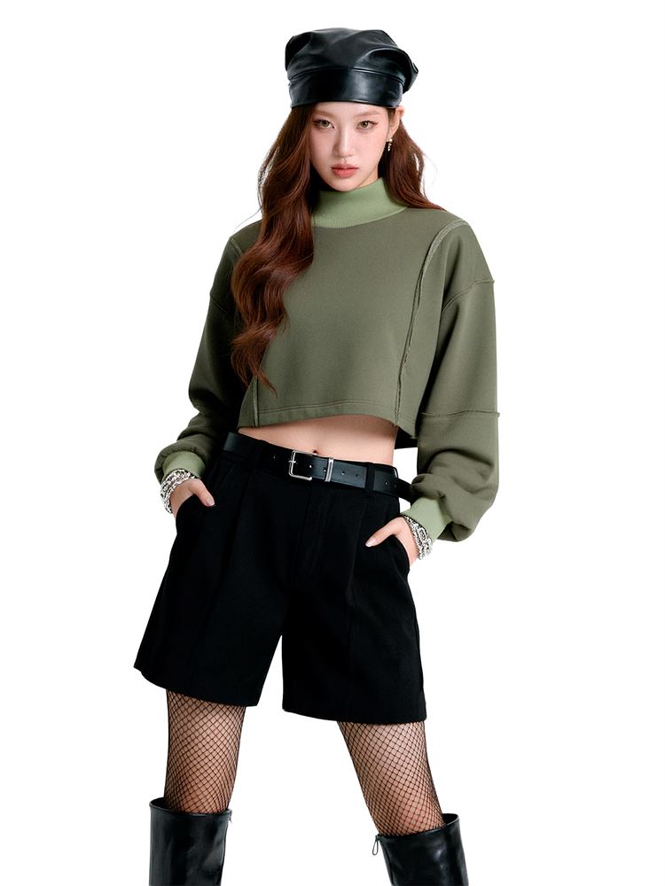 [ЛОТ №10] СВИТШОТ «ХАКИ» - фото 15556