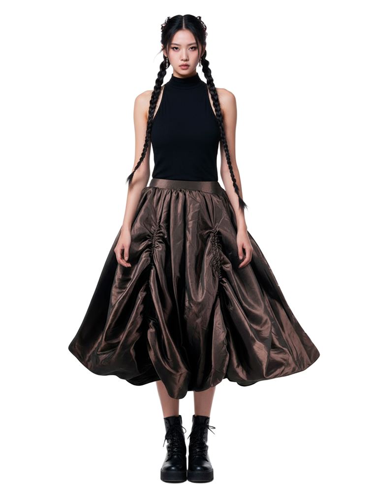 [ЛОТ №5] ДЛИННАЯ ЮБКА "КАСКАД" - фото 15566