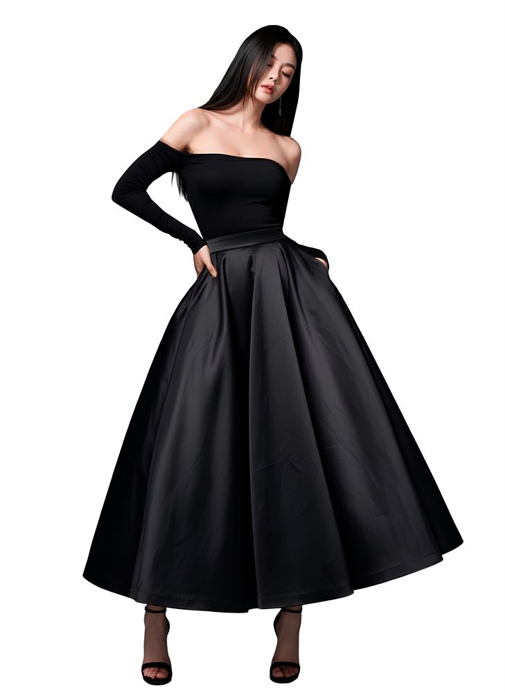 [ЛОТ №8] ДЛИННАЯ ЮБКА "ТЕНЬ" - фото 15577