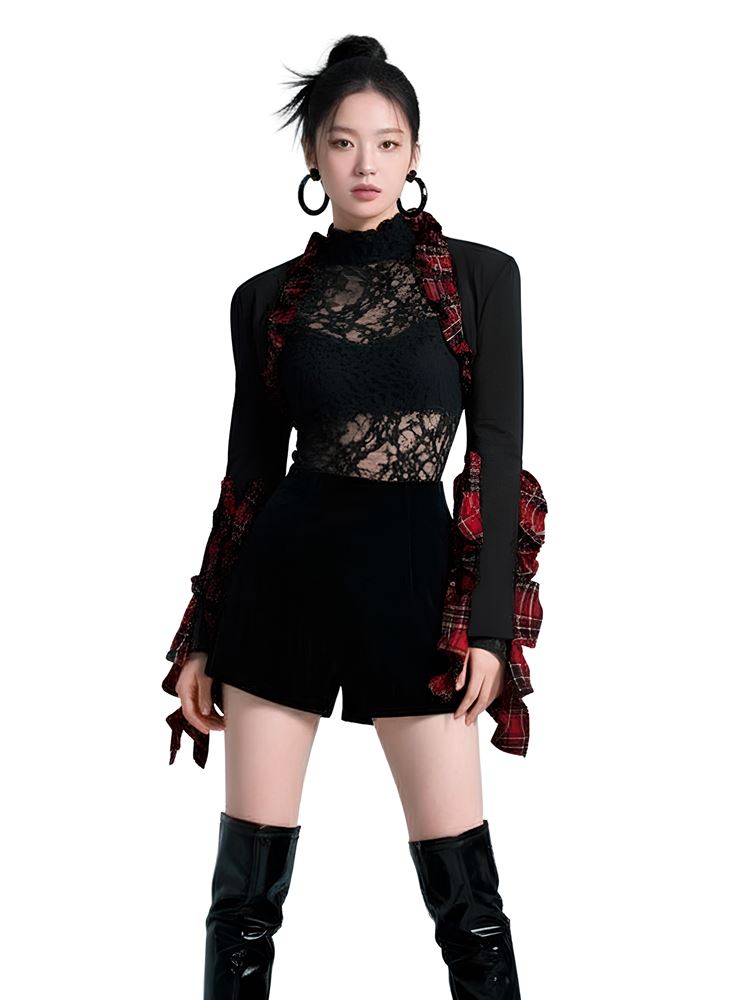 [ЛОТ №7] БОЛЕРО "ТАРТАН" - фото 15578