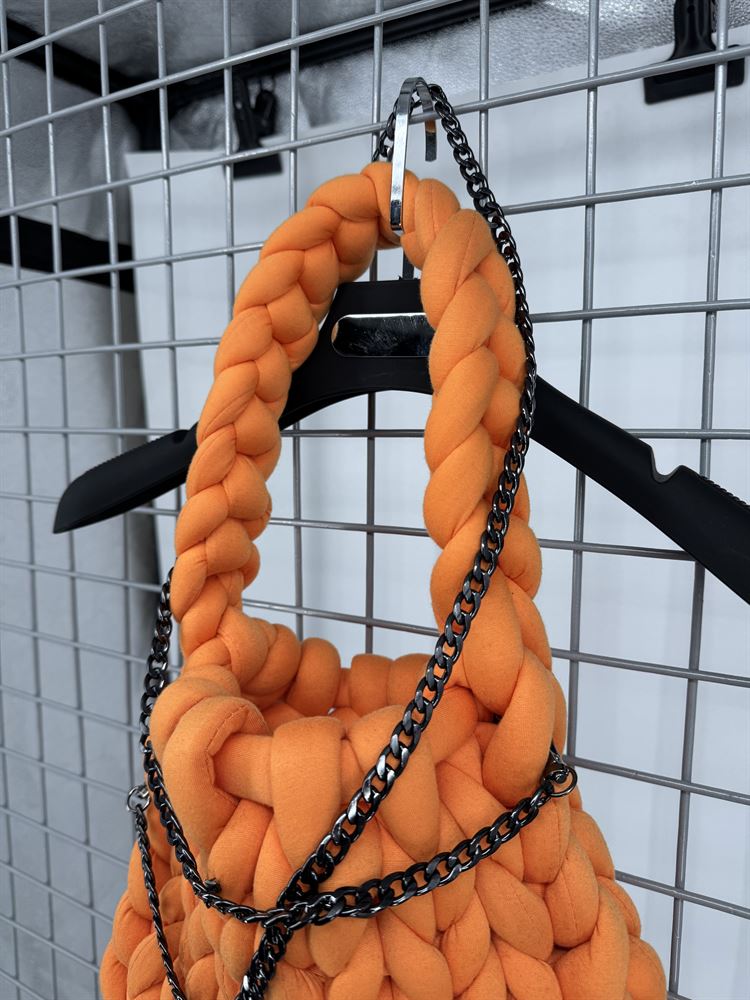 ОРАНЖЕВАЯ СУМКА "АББИС" - фото 15588