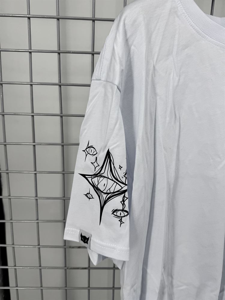 ФУТБОЛКА "ГЛАЗКИ" - РАЗМЕР М - фото 15599