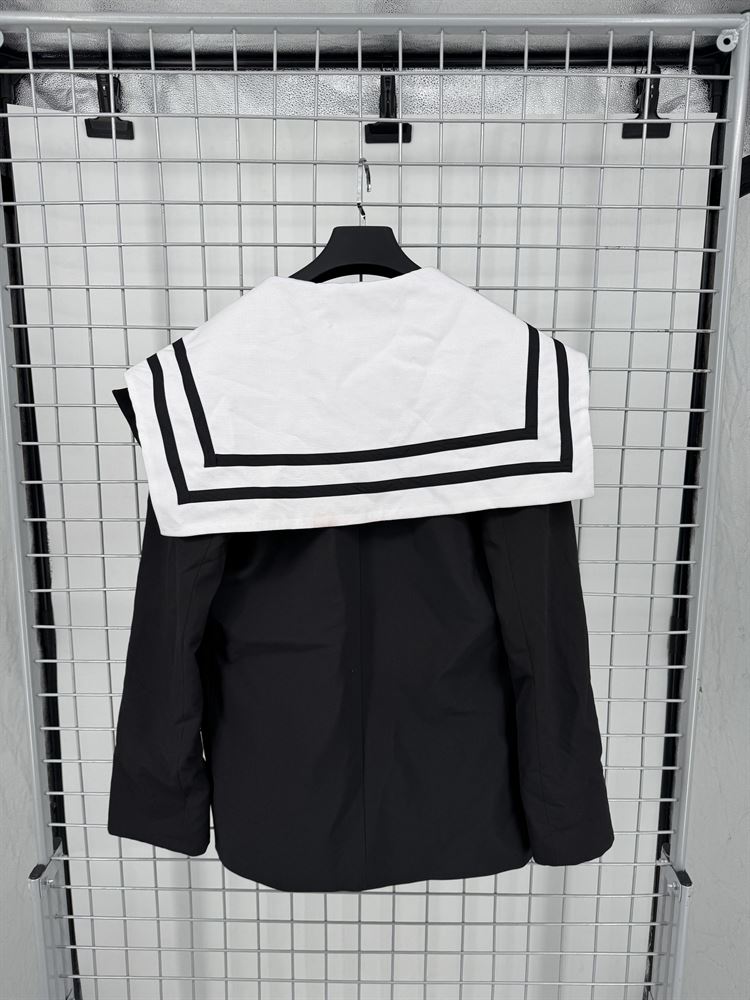 ЖАКЕТ МАТРОСКА С ЧЕРНЫМ ПОДКЛАДОМ  - РАЗМЕР S - фото 15764