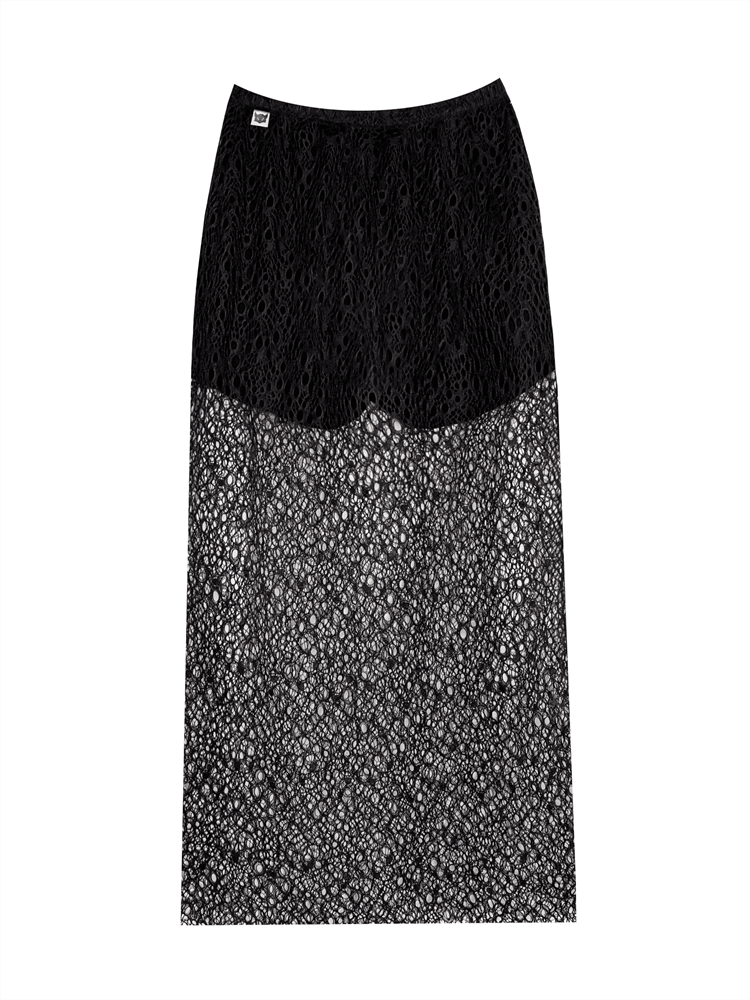 ПОДАРОК - ЮБКА СЕТКА ПРОЗРАЧНАЯ С ШОРТАМИ "ЗАТМЕНИЕ" - фото 16029