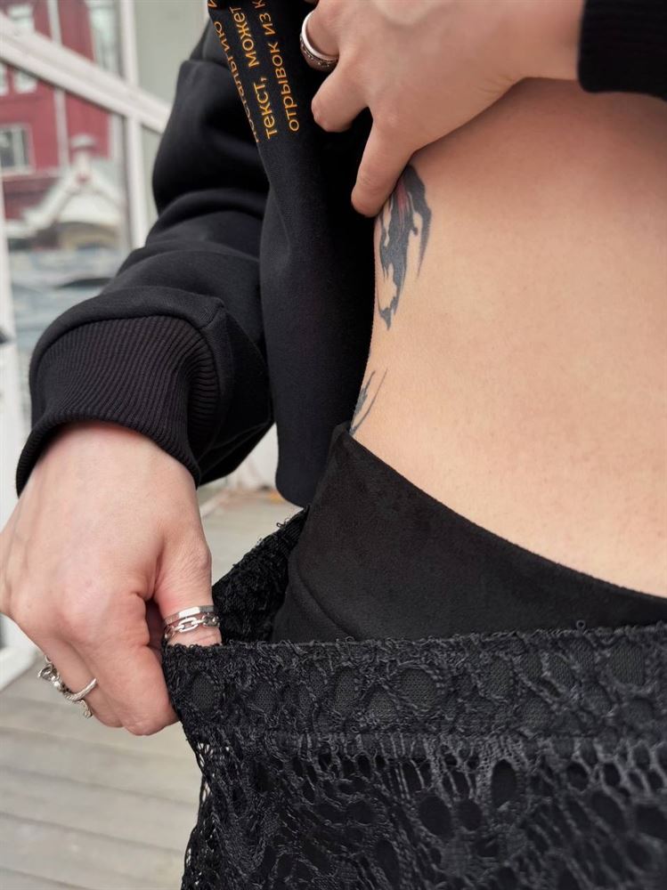 ПОДАРОК - ЮБКА СЕТКА ПРОЗРАЧНАЯ С ШОРТАМИ "ЗАТМЕНИЕ" - фото 16032