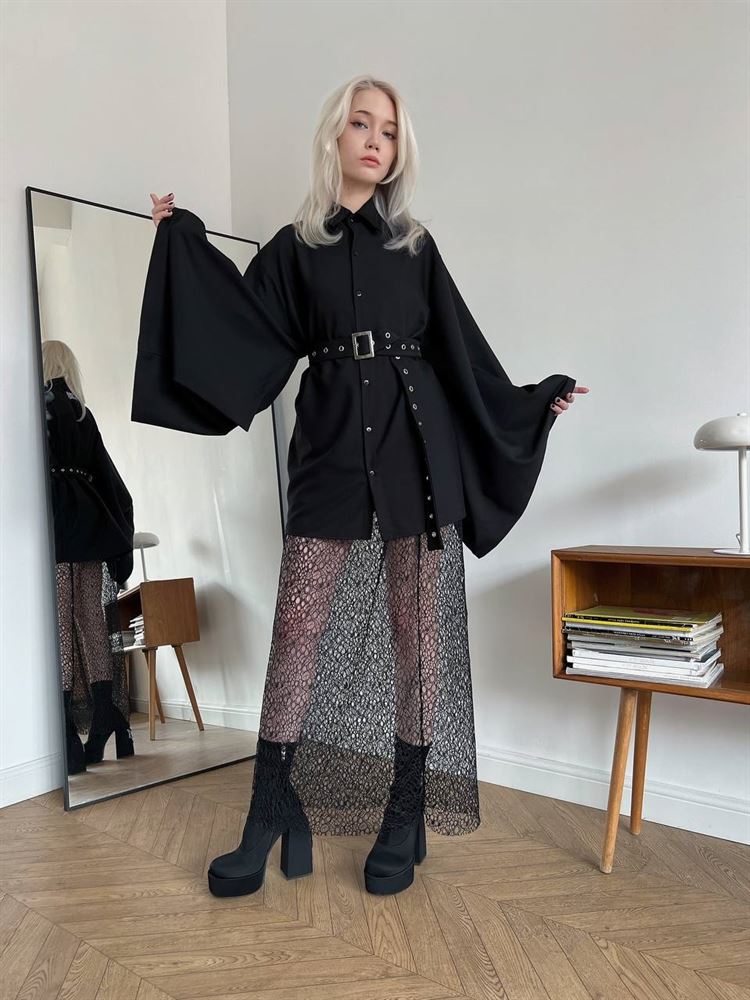 ПОДАРОК - ЮБКА СЕТКА ПРОЗРАЧНАЯ С ШОРТАМИ "ЗАТМЕНИЕ" - фото 16039