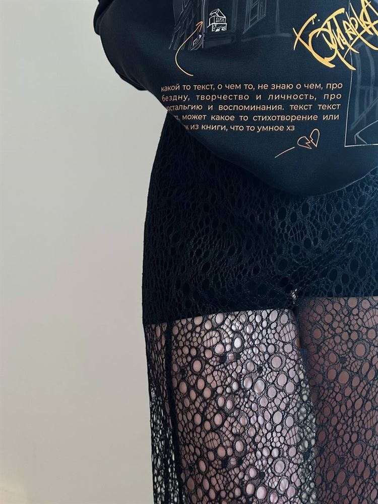 ПОДАРОК - ЮБКА СЕТКА ПРОЗРАЧНАЯ С ШОРТАМИ "ЗАТМЕНИЕ" - фото 16042
