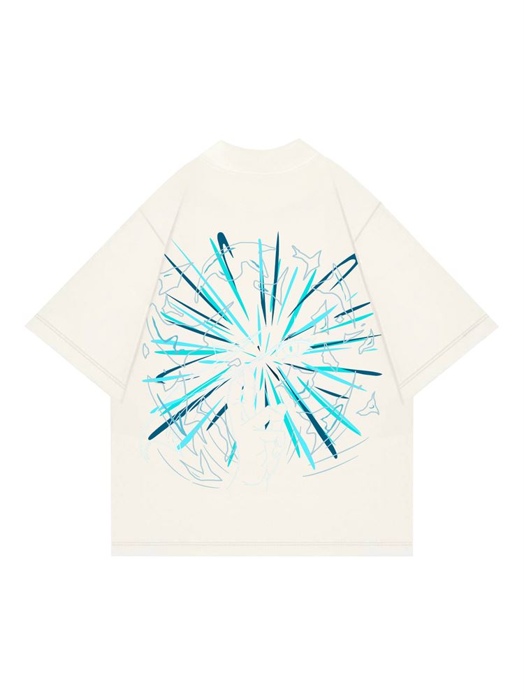 ФУТБОЛКА "ОН" ЭКРЮ - фото 16060