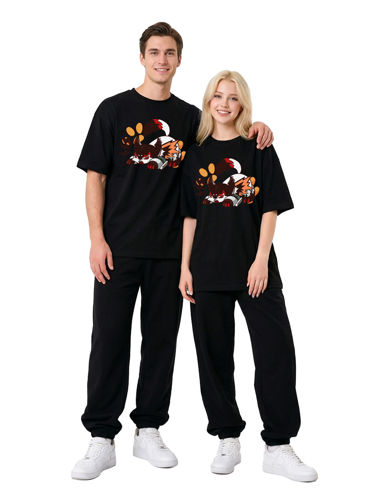 ФУТБОЛКА ЧЁРНАЯ "ПОРОХ И КОГТИ" - фото 16343