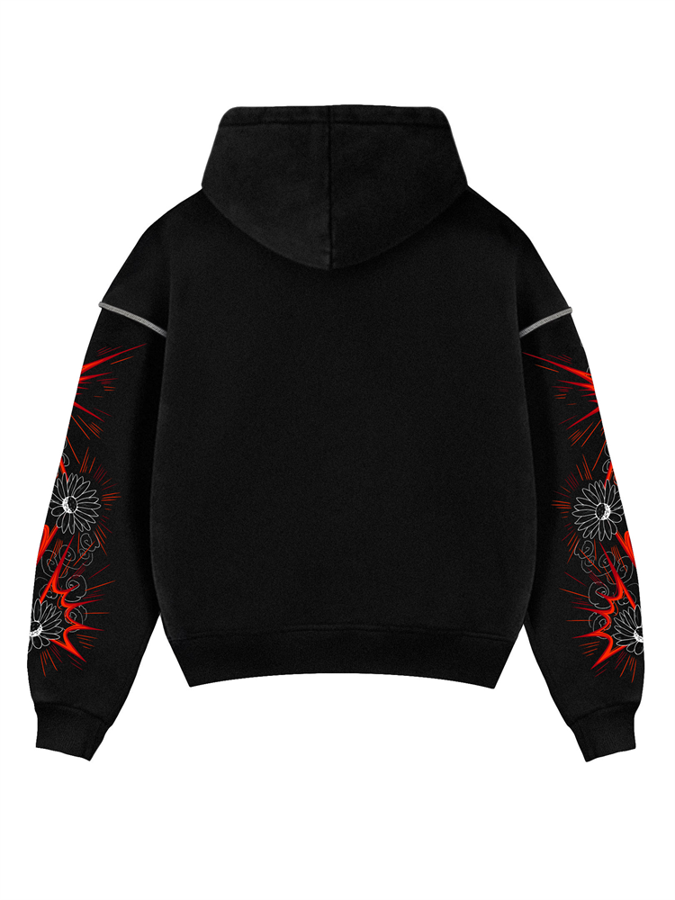 КАСТОМНОЕ ЗИП-ХУДИ "КОЛЬЦО РЕЗЕ" - фото 16690