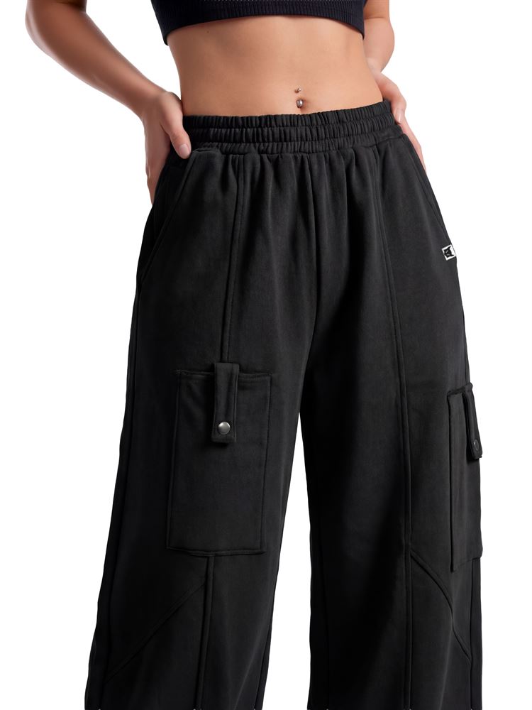 БРЮКИ "БАЛЛОН" ЧЕРНЫЕ - фото 16737