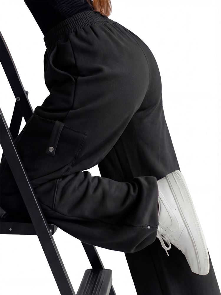 БРЮКИ "БАЛЛОН" ЧЕРНЫЕ - фото 16739