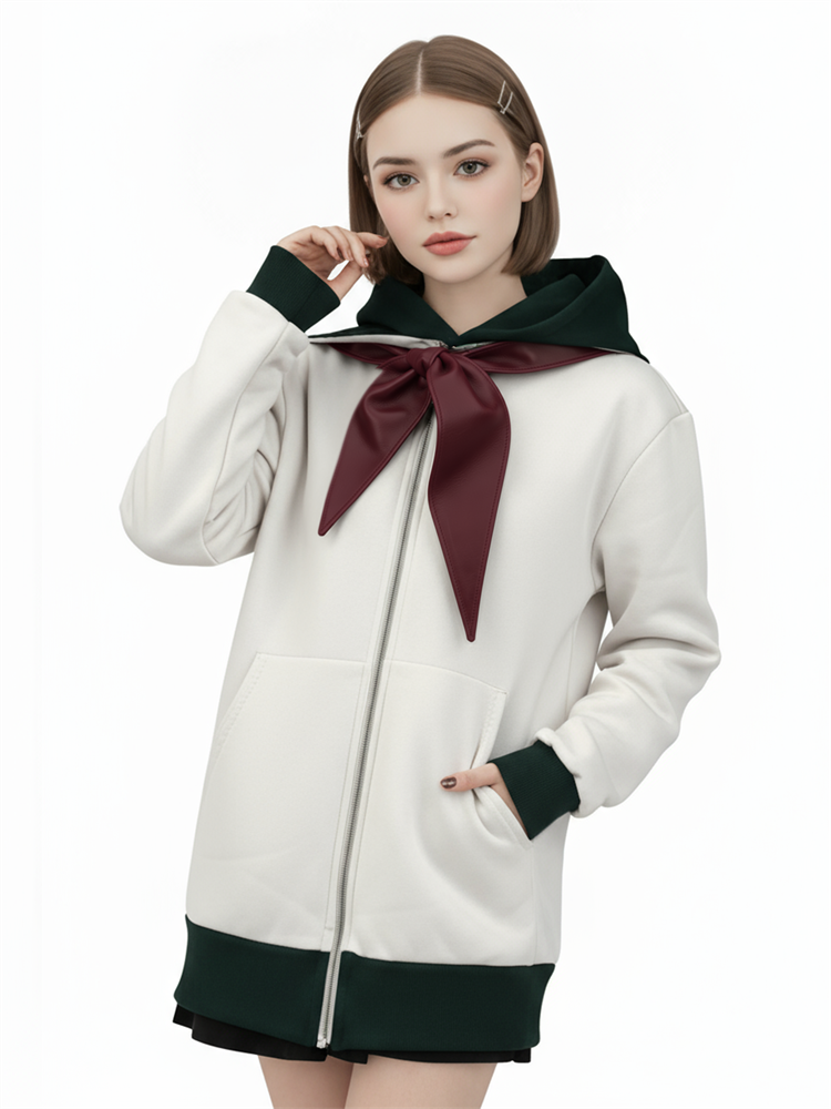 [ЛОТ №3] ЗИП-ХУДИ "МАТРОСКА" БЕЛАЯ