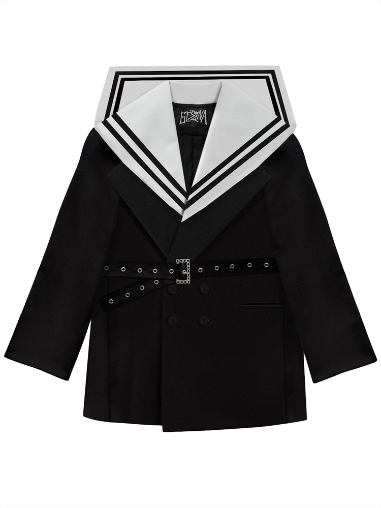 ЖАКЕТ МАТРОСКА С ЧЕРНЫМ ПОДКЛАДОМ  - РАЗМЕР S