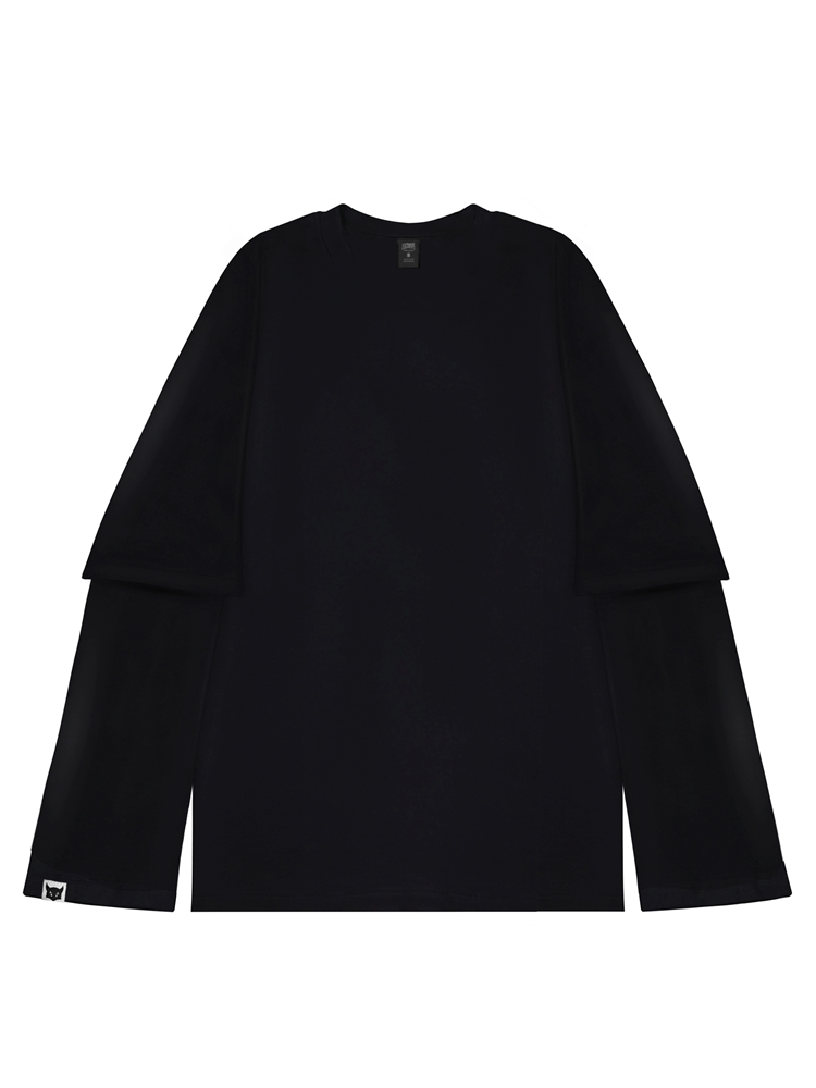 БАЗОВЫЙ ЛОНГСЛИВ ЧЁРНЫЙ