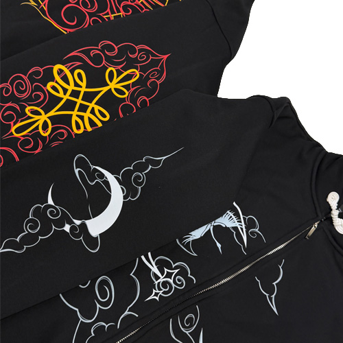 Принт в китайском стиле на одежде БЕЗДNА