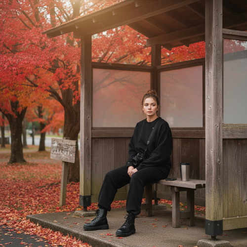 Свитшот и джоггеры БЕЗДNА для путешествий в Японию