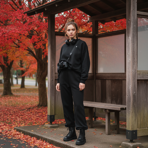 Осенний образ в джоггерах БЕЗДNА