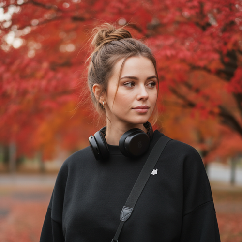 Свитшот БЕЗДNА в осеннем японском пейзаже