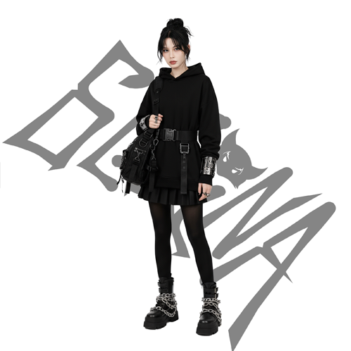 Образ с худи и поясом, минимализм от БЕЗДNА